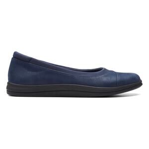 Clarks cloudsteppers Women's Breeze Ayla Navy blue flats size 9